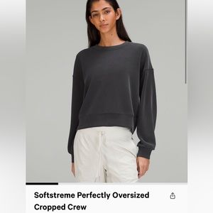 Lululemon perfectly oversized cropped crew